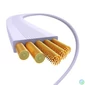 Kép 5/8 - USB kábel Baseus Free2Pull USB-C és iP 20W 1m (lila)