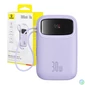 Kép 9/9 - Baseus QPow 2 powerbank, 10000mAh, 30W, 2xUSB-C (lila)