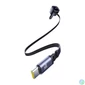 Kép 6/8 - Baseus Enjoyment Max autós töltő USB-C+USB-C kábelekkel 60W Fekete
