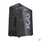 Kép 3/8 - Darkflash DK352 Plus számítógépház + 4 ARGB ventilátor (fekete)