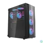 Kép 8/8 - Darkflash DK352 Plus számítógépház + 4 ARGB ventilátor (fekete)