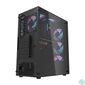 Kép 5/10 - Darkflash DK351 számítógépház + 4 RGB ventilátor (fekete)