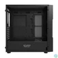 Kép 3/7 - Darkflash DK431 Glass számítógépház + 4 RGB ventilátor (fekete)