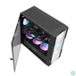 Kép 7/7 - Darkflash DK431 Glass számítógépház + 4 RGB ventilátor (fekete)