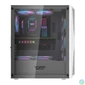 Kép 4/8 - Darkflash DK352 Plus számítógépház + 4 ARGB ventilátor (fehér)