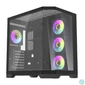 Kép 1/10 - Darkflash FT418 PRO számítógépház + 7 ARGB ventilátor (fekete)