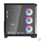 Kép 2/10 - Darkflash FT418 PRO számítógépház + 7 ARGB ventilátor (fekete)