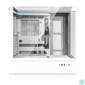 Kép 2/9 - Darkflash DY450 számítógépház ventilátorok nélkül (fehér)