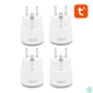 Kép 3/6 - Gosund SP111 3680W 16A WiFi intelligens aljzat, Tuya 4 darabos kiszerelésben