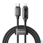 Kép 1/4 - Mcdodo CA-2630 USB-C Lightning kábel, 36W, LED kijelző, 1.2m