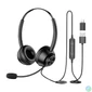 Kép 1/2 - Vezetékes headset mikrofonnal New Bee H368