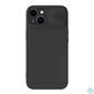 Kép 1/2 - Nillkin CamShield Silky szilikon tok iPhone 15 Plus készülékhez (fekete)