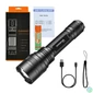 Kép 2/2 - Zseblámpa Superfire C8-H – 1200 lm, USB, 250 m, 5 mód