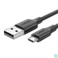 Kép 1/7 - USB-Mikro USB-kábel UGREEN QC 3.0 2,4A 1m (fekete)