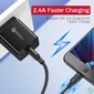 Kép 3/7 - USB-Mikro USB-kábel UGREEN QC 3.0 2,4A 1m (fekete)