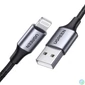 Kép 2/3 - UGREEN US199 Lightning - USB kábel, 2,4A, 1m (fekete)
