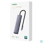Kép 2/2 - UGREEN Adapter Hub, USB-C 2x, USB 3.0, HDMI, RJ45, SD/TF