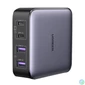 Kép 1/2 - UGREEN CD327 Nexode Töltő, 2x USB-C, 2x USB-A, GaN, 65 W (Szürke)
