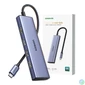 Kép 1/3 - UGREEN CM511 USB-C–HDMI adapter, 3× USB-A 3.0, SD/TF