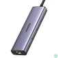 Kép 1/4 - UGREEN CM512 6 az 1-ben adapter, USB-C–3x USB-A 3.0, HDMI, RJ45, PD
