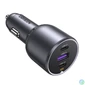 Kép 2/2 - UGREEN EC705 2x USB-C + USB autós töltő, 130W (fekete)