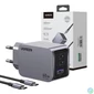 Kép 2/2 - UGREEN Nexode Pro fali töltő, USB + 2x USB-C, 65W + USB-C kábel, 1.5m (fekete)