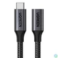 Kép 1/2 - UGREEN US372 USB-C-USB-C Gen2 hosszabbító kábel, 1m (fekete)
