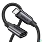 Kép 2/2 - UGREEN US372 USB-C-USB-C Gen2 hosszabbító kábel, 1m (fekete)