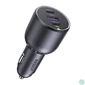 Kép 2/3 - UGREEN EC705 autós töltő, USB + 2x USB-C, 130 W + 1m 5A kábel