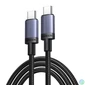 Kép 1/3 - Ugreen L532 USB-C-USB-C kábel, 240W, 2m (szürke)