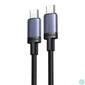 Kép 2/3 - Ugreen L532 USB-C-USB-C kábel, 240W, 2m (szürke)