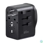 Kép 5/5 - Ugreen S550 univerzális utazási adapter / hálózati töltő, 65W, 2x USB-C, 1x USB-A