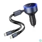 Kép 1/3 - Vention FFOB0 USB-C autós töltő + USB-C/Lightning 30W kábel