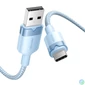 Kép 2/2 - USB 2.0 A - USB-C 3A kábel Vention CTNLH 2M (kék)