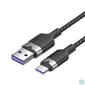 Kép 1/2 - USB 2.0 A - USB-C 6A Vention CTOBH 2M kábel (fekete)