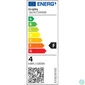 Kép 2/2 - LED izzó, E14, csúcsos gyertya, filament (CT35), 4 W, 360 lm, természetes fehér (4000 K), F