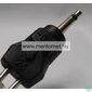 Kép 5/6 - Táp dugó, 2,5*13mm, szerelhető vég "villás" T117