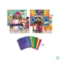 Kép 3/3 - Mozaikos képkészítő készlet, MAPED CREATIV, "Cool Animals", menő állatok
