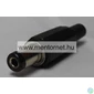 Kép 1/5 - Táp dugó, 5,5*2,1*9,5mm, szerelhető vég T104