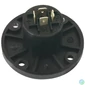 Kép 1/2 - S 1086 kerek beépíthető speakon aljzat SPK-4CR GNI0060B