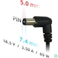 Kép 2/2 - AK-ND-03 hálózati töltő HP notebookokhoz, 18,5V, 65W