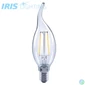 Kép 1/2 - LED izzó, E14, csúcsos gyertya, filament (CT35), 4 W, 360 lm, természetes fehér (4000 K), F