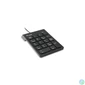 Kép 1/3 - 245205 numerikus billentyűzet laptophoz, USB-A, fekete
