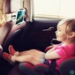 Kép 2/6 - SUHZ-01 Autós telefon és tablet tartó, 4,7"-12,9"-ig, fejtámlára rögzíthető, univerzális, fekete