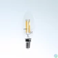 Kép 1/3 - Filament Candle Bulb E14 FLC35 4W/3000K/360lm gyertya LED fényforrás