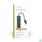 Kép 2/3 - UHUBCU2320BK 2.0 USB HUB + SD / micro SD memóriakártya olvasó