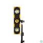 Kép 3/8 - LED reflektor, akkumulátoros, dimmerelhető, fókuszálható, 1500 lumen