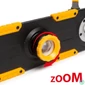 Kép 4/8 - LED reflektor, akkumulátoros, dimmerelhető, fókuszálható, 1500 lumen
