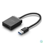 Kép 1/2 - USB SD+microSD Card Reader Black kártyaolvasó 20250