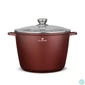 Kép 1/3 - BL-4088 Cerastone Collection lábas, 28 cm, fedővel, 10L, sötétvörös